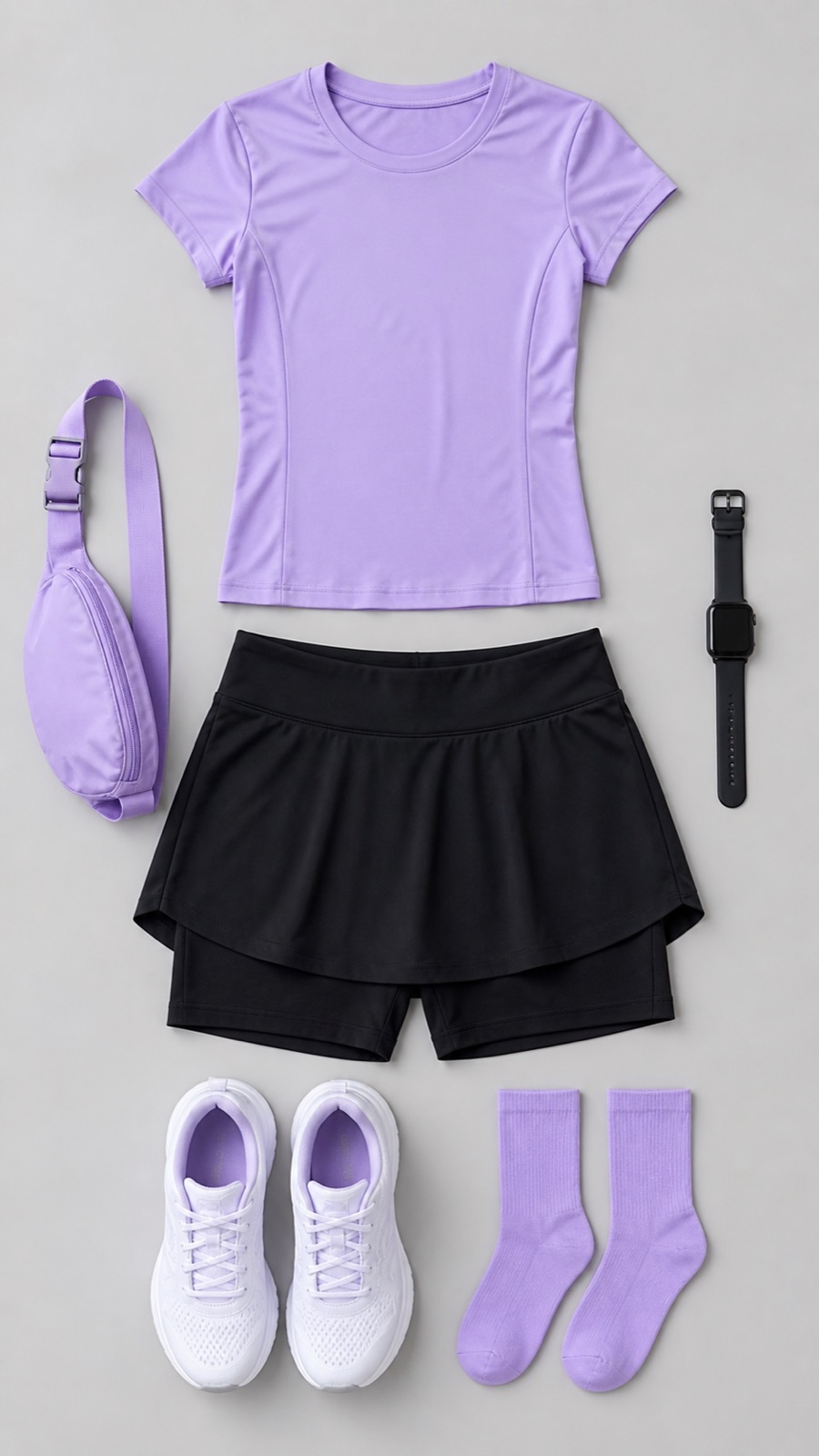 Outfit with Lavender Track Set curated by @dopasnap