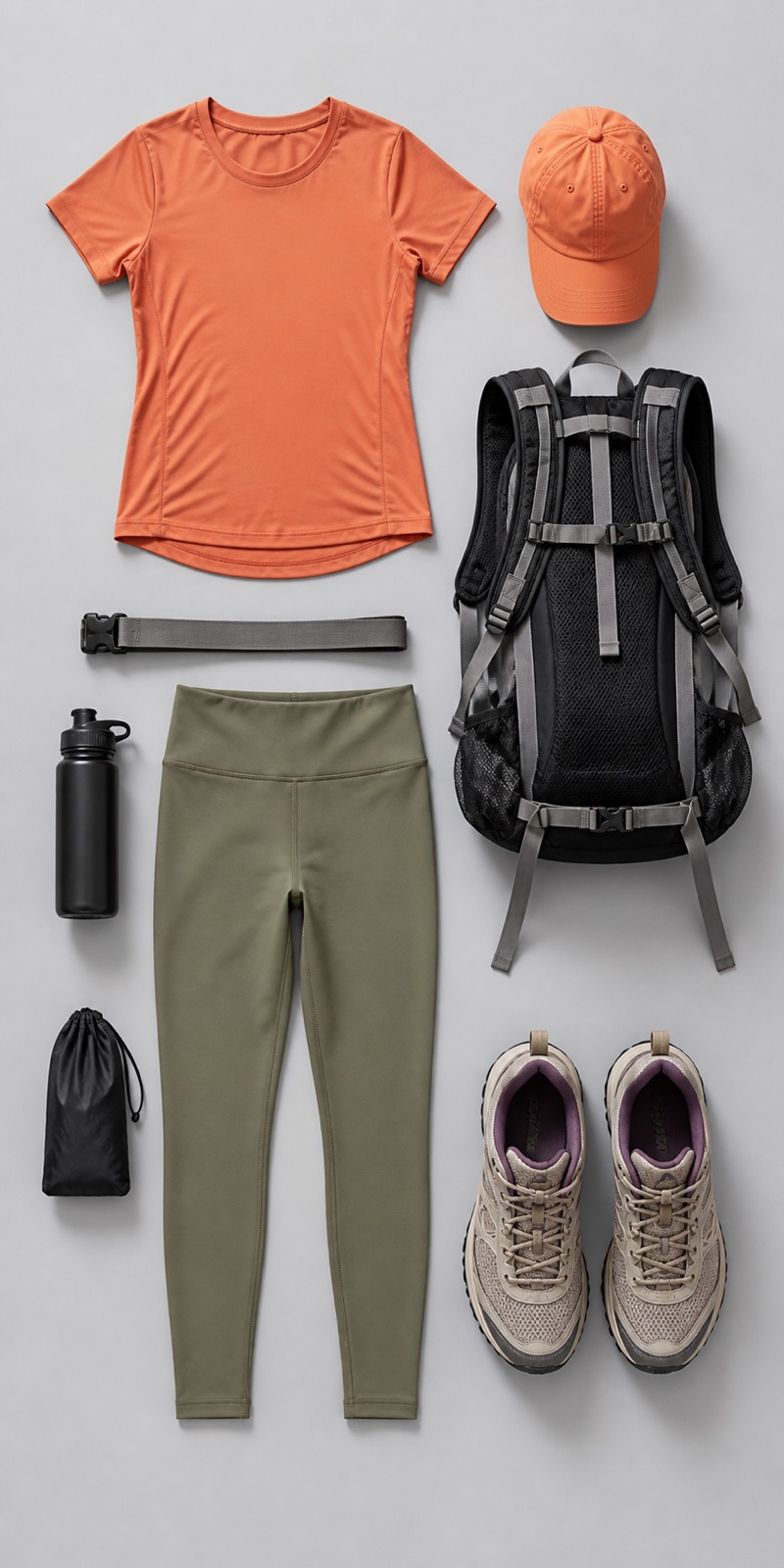 Outfit with Orange Hiking Pants curated by @dopasnap