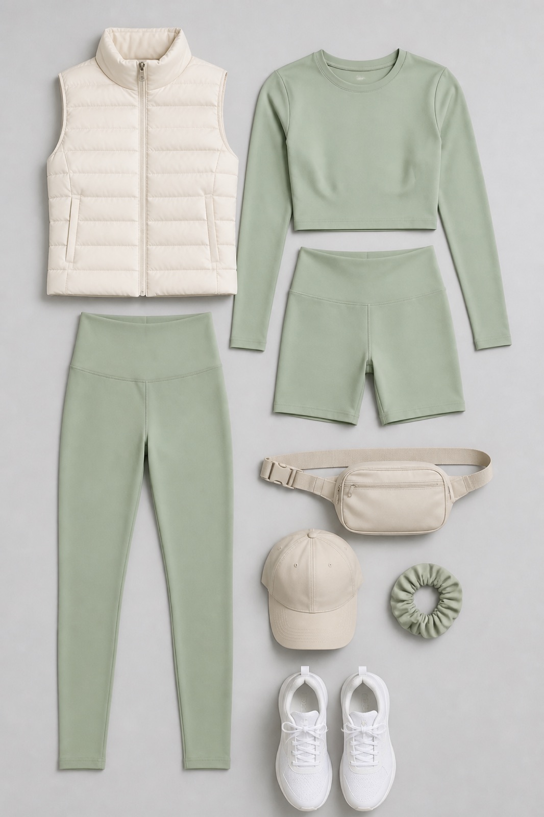 Outfit with Sage Activewear Set curated by @dopasnap