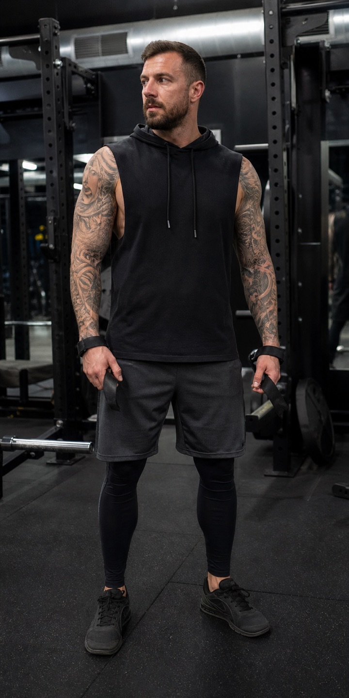 Outfit with Black Workout Set curated by @dopasnap
