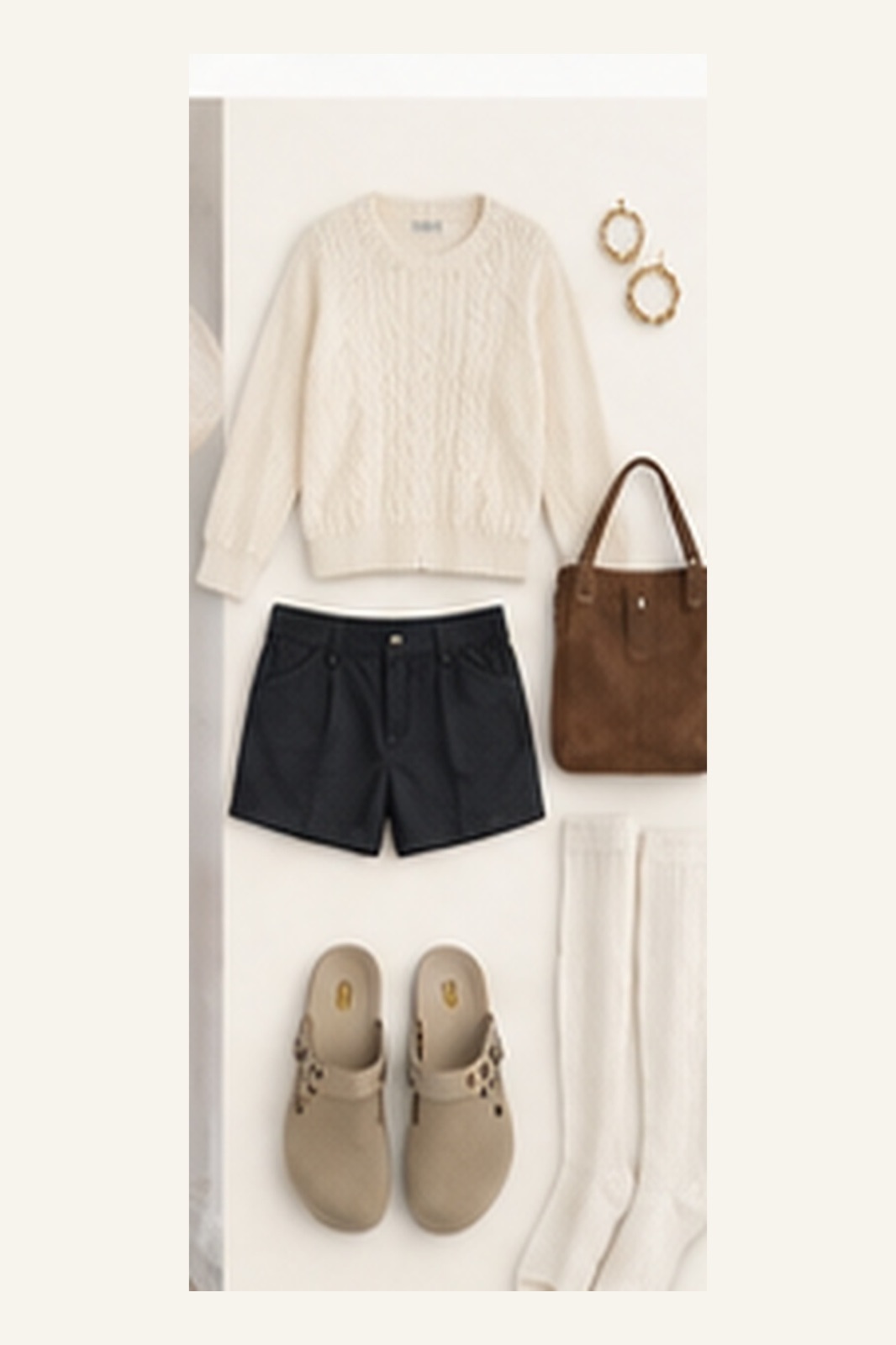 Outfit with Black fitted long-sleeve top, Black mini skirt, '80s-Style Open-Toe/Heel Knee Socks curated by @dopasnap
