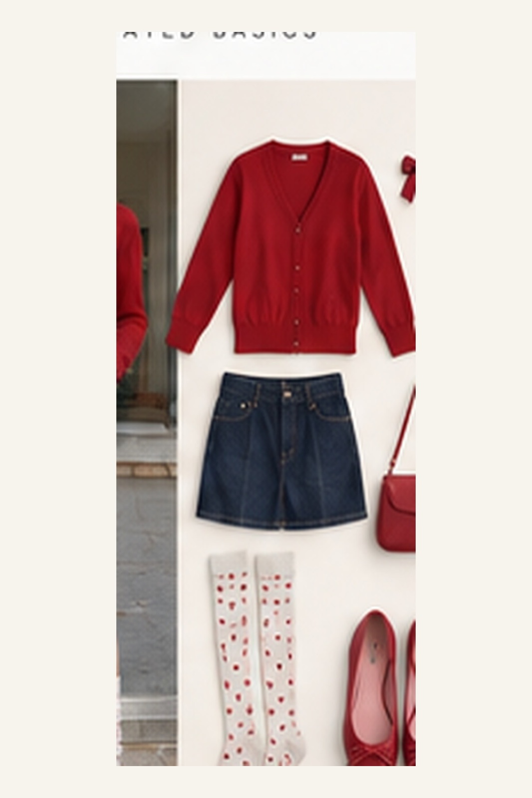 Outfit with Gray cardigan, Black tailored shorts, Open-Toe Socks curated by @dopasnap