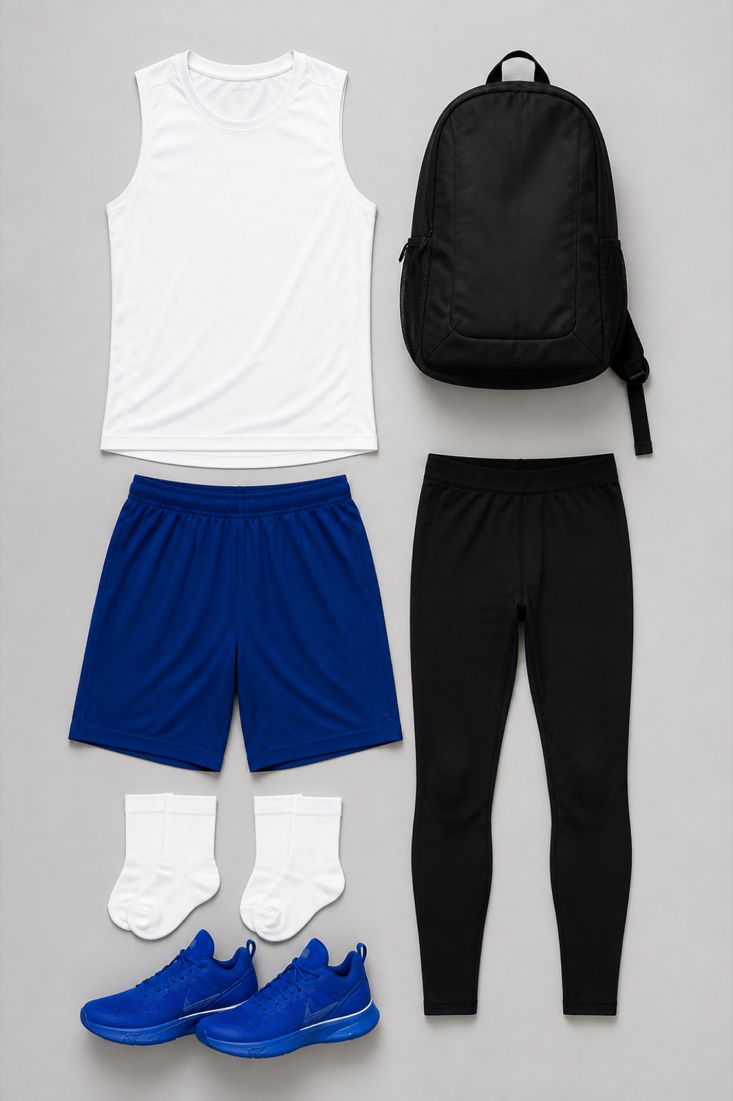 Outfit with White Basketball Shorts curated by @dopasnap