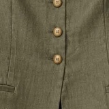 Fancy vest Olive green