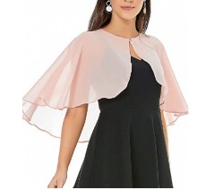 Chiffon Cape Shrug