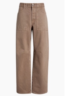 Wide-Leg Cargo Jeans
