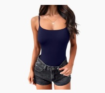 Navy Camisole Tank Top