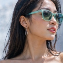 Mint Green Square Sunglasses