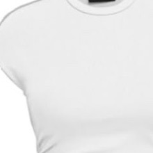 White ruched sleeveless crop tank top