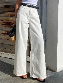 Low-rise baggy jeans for women, loose denim pants